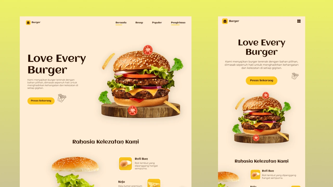 Burger Website